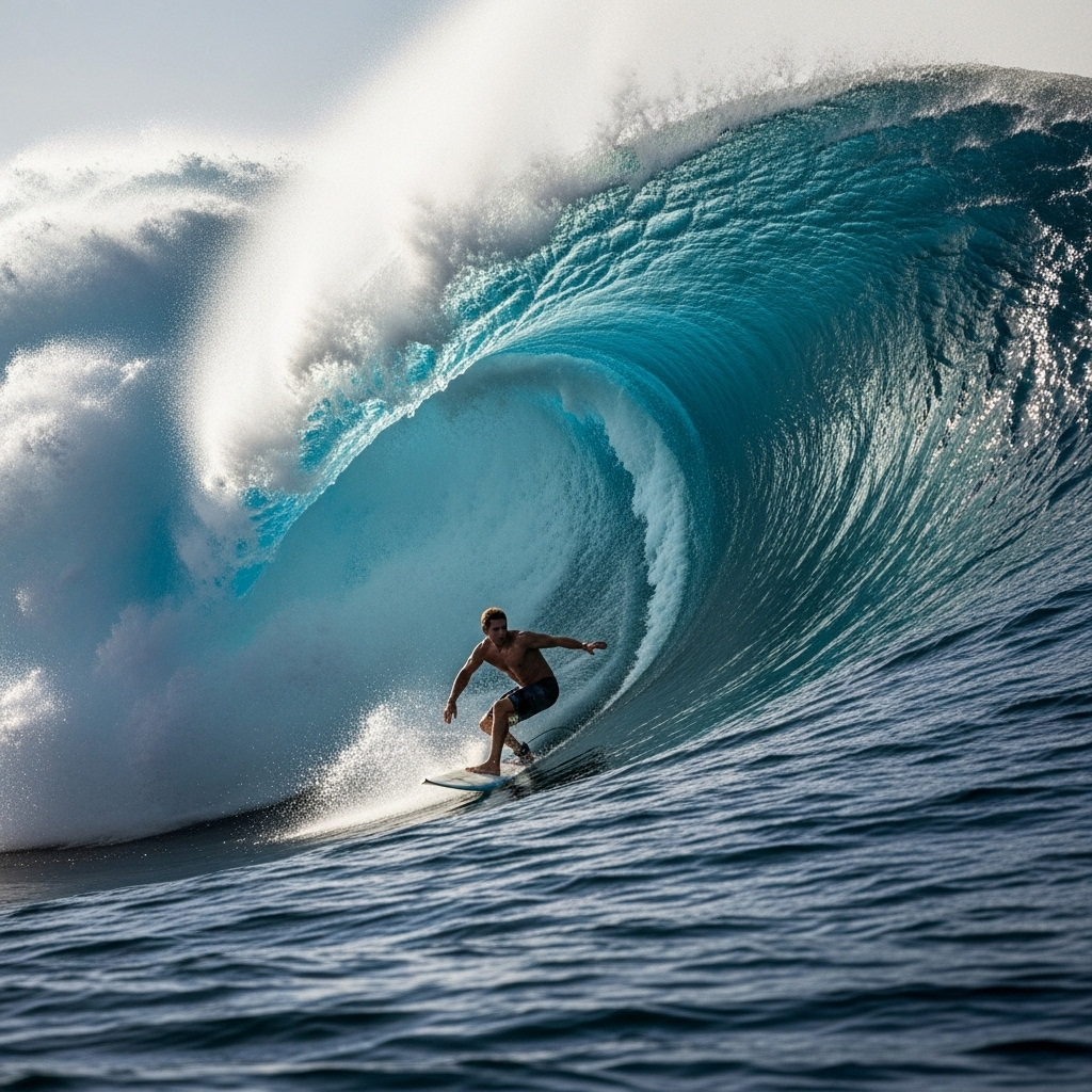 Tsunami Surfing