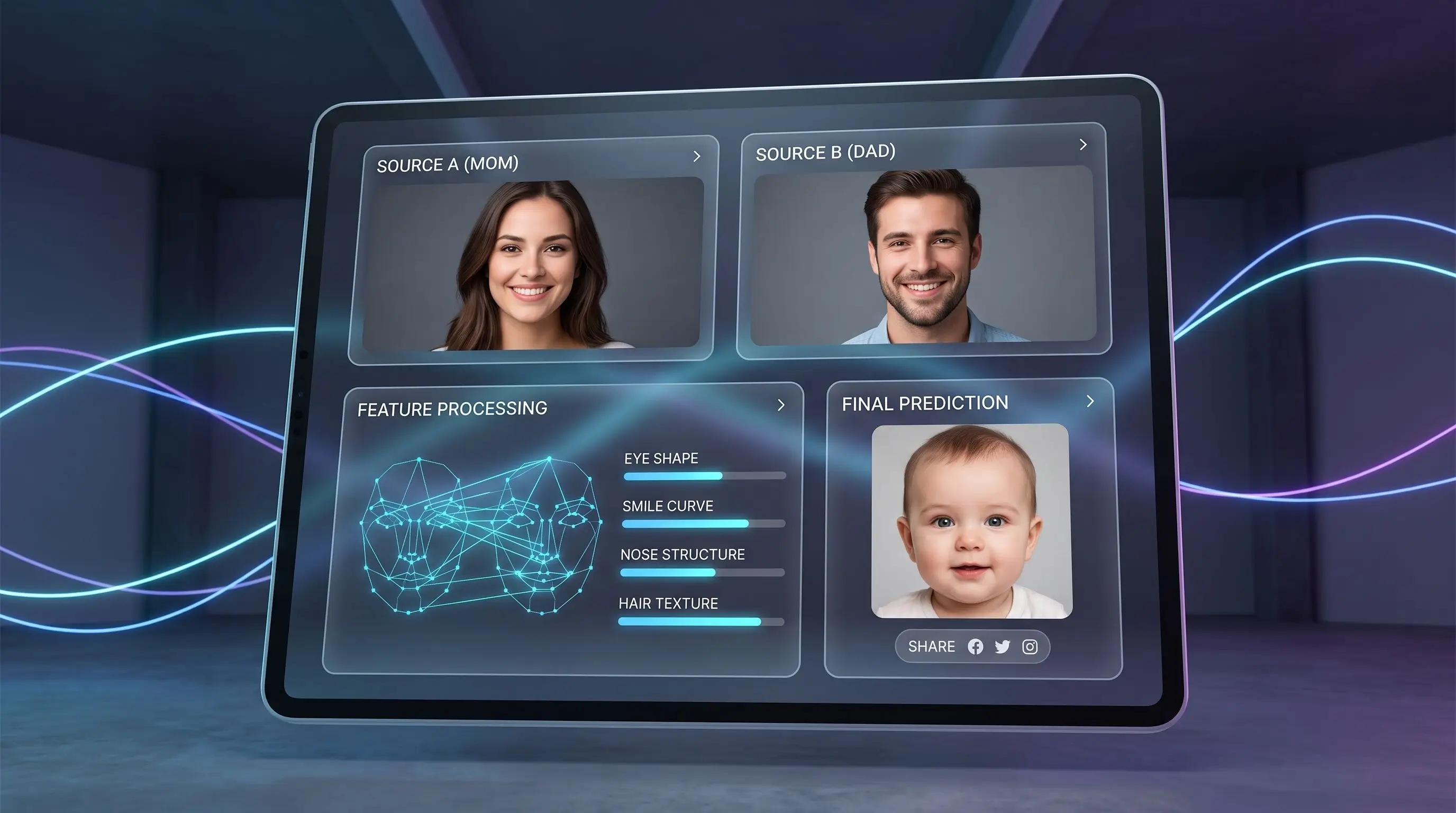 AI predict what your baby could look like