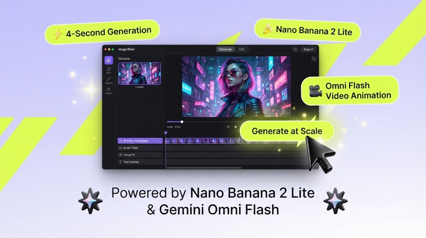 Nano Banana 2 Lite Lands on MagicShot: Google's Fastest Image Model