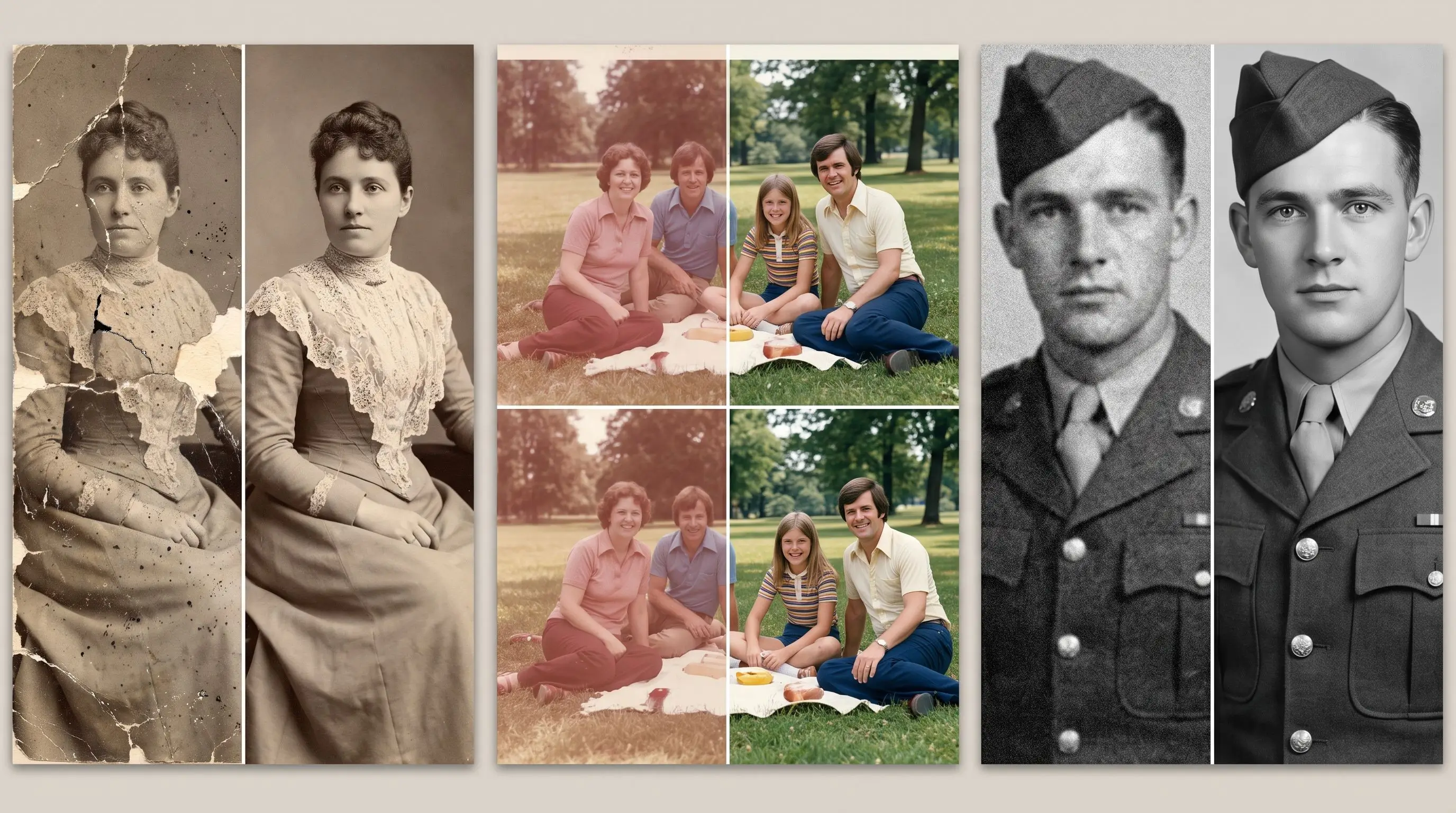Photo Restorer repairs old