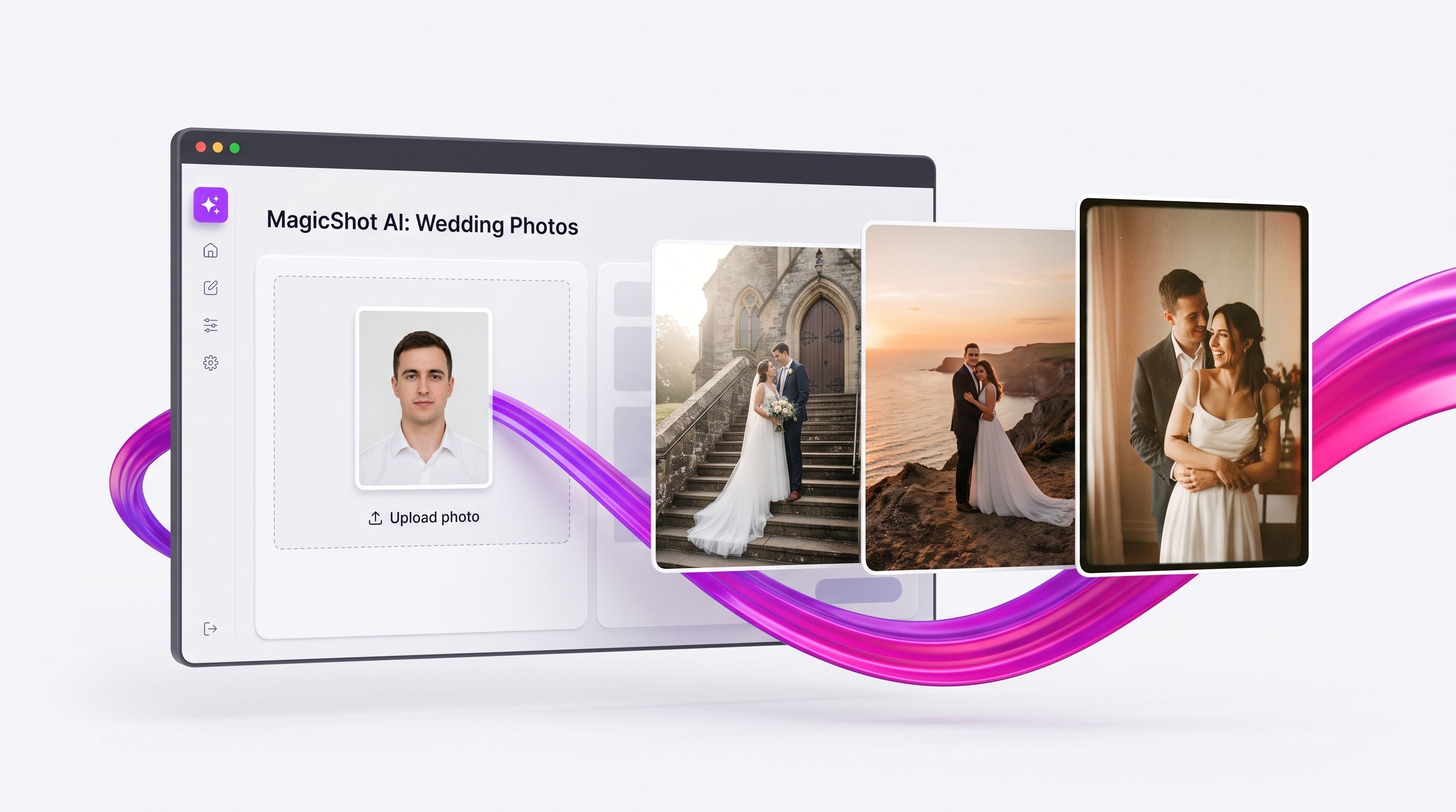 How the MagicShot Wedding Photos tool works?