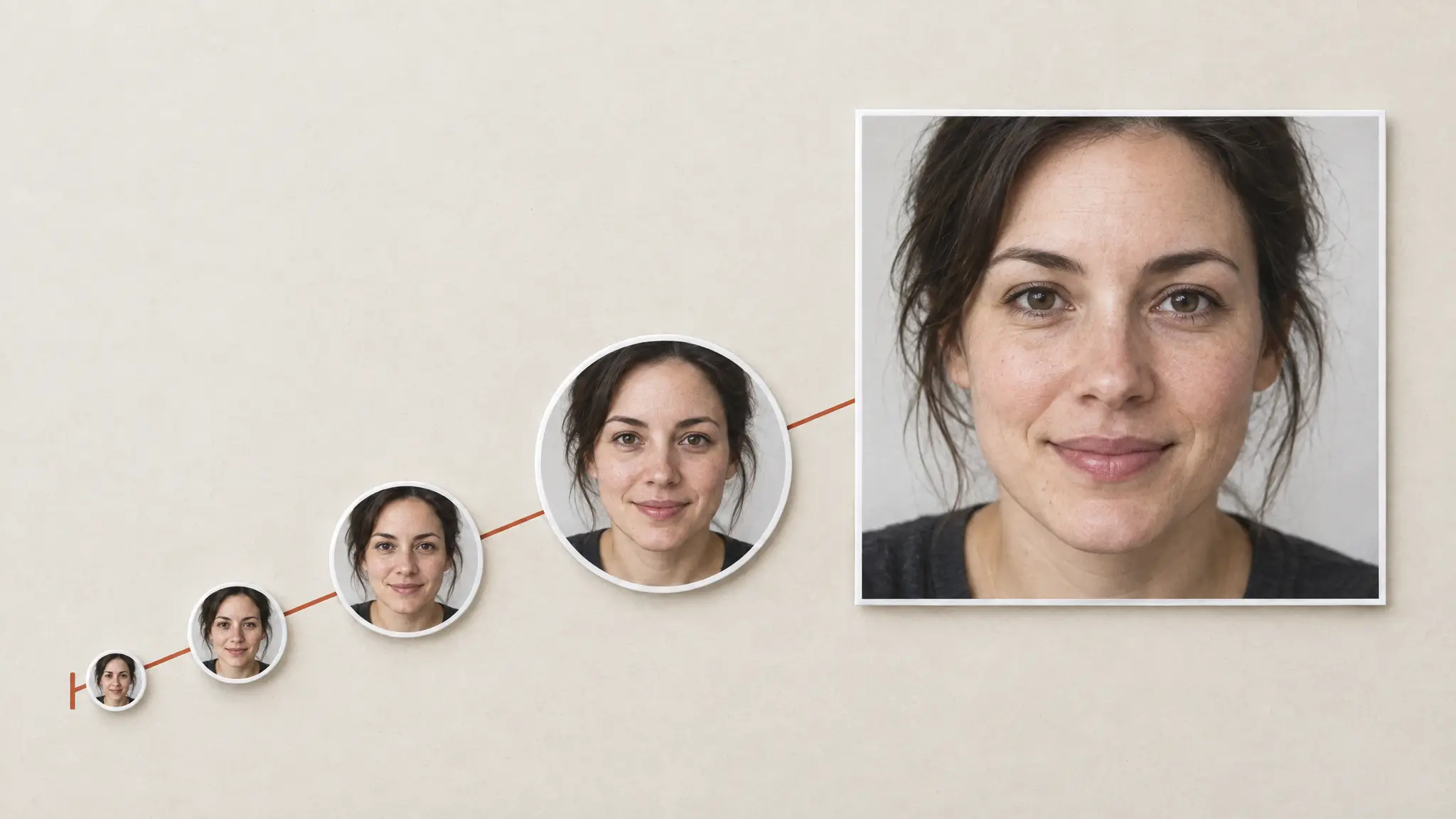 LinkedIn displays profile photos in a square crop