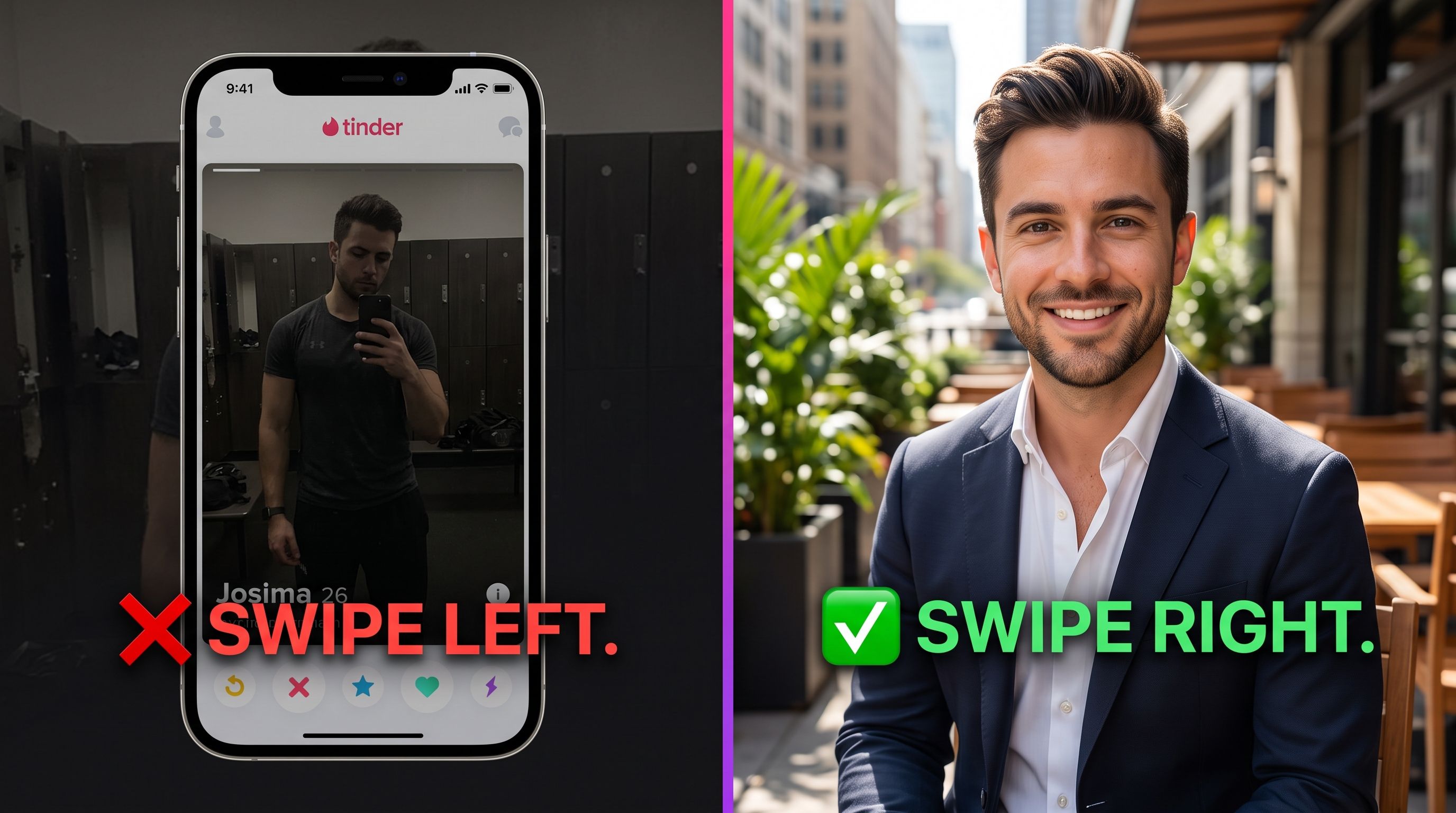 AI dating photos vs. a photographer vs. your camera roll