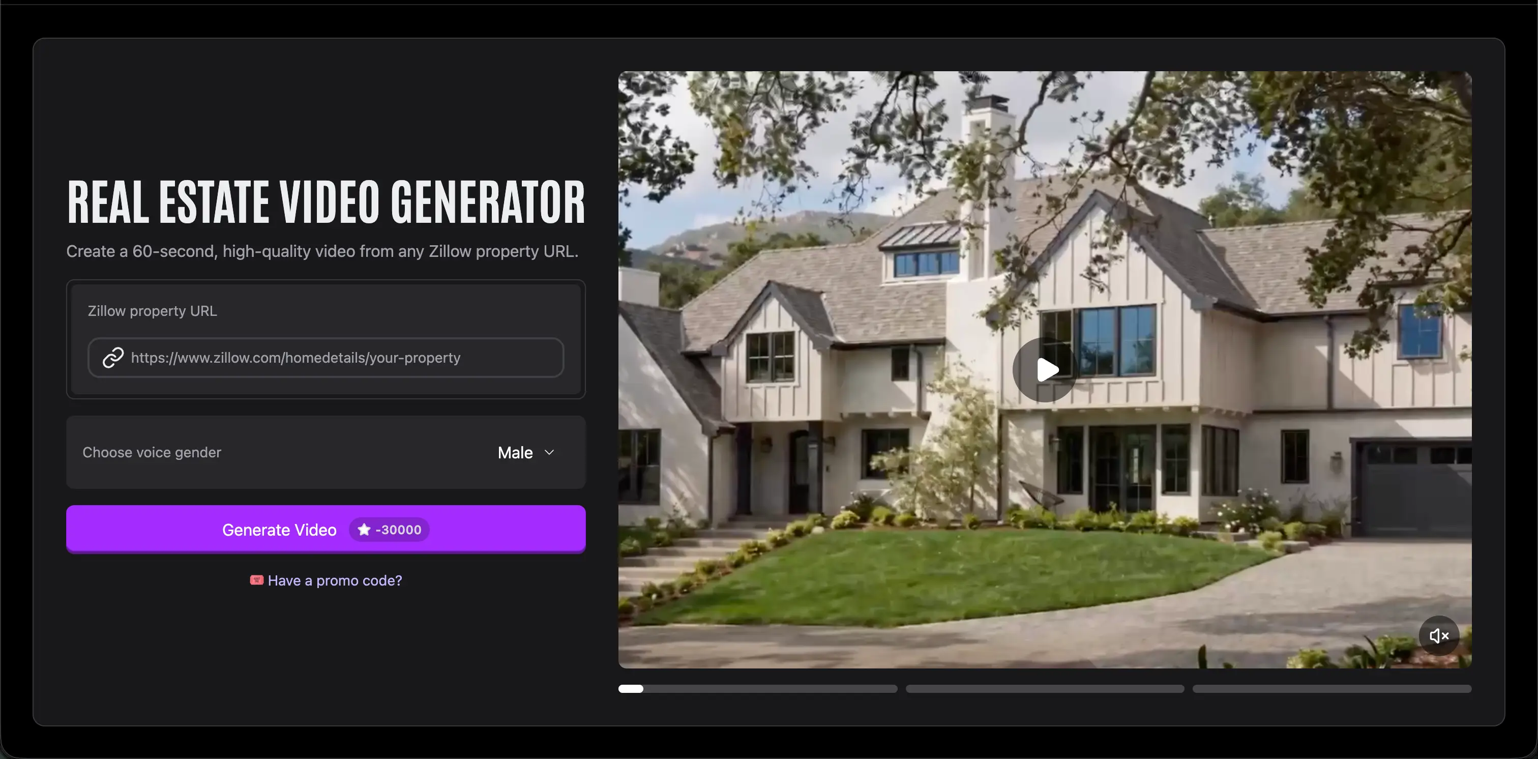Paste the Zillow listing URL