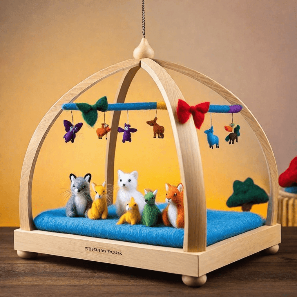 A toy with animals on it