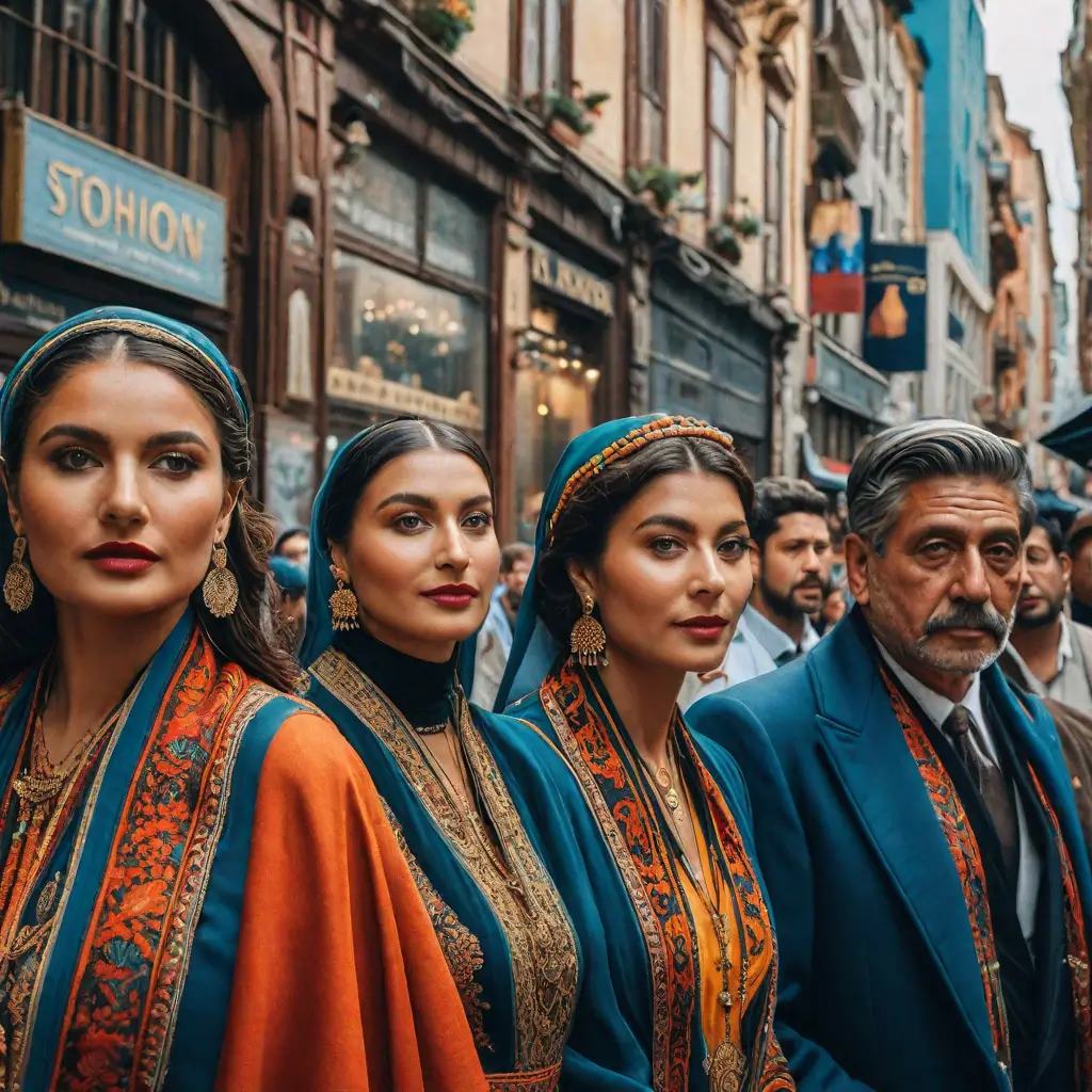A group of people in traditional clothing