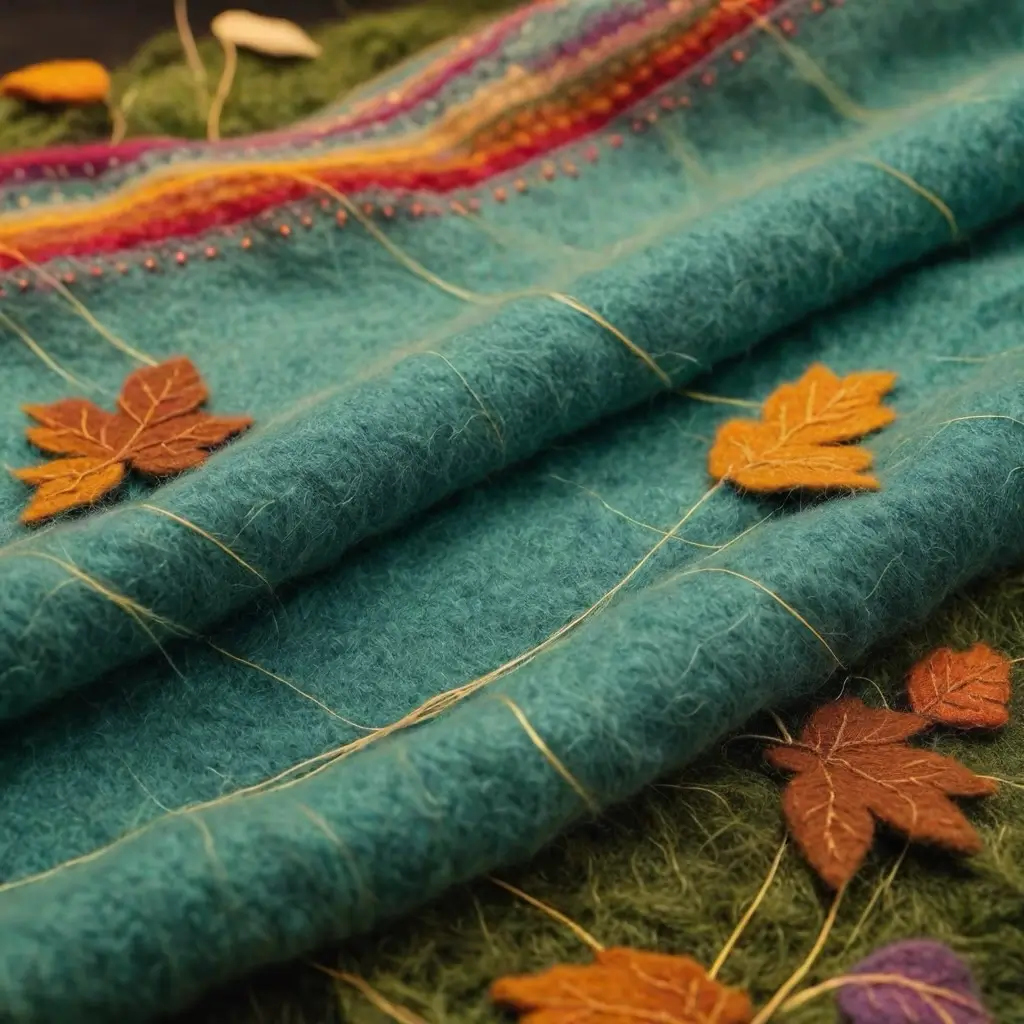 a close up of a blanket