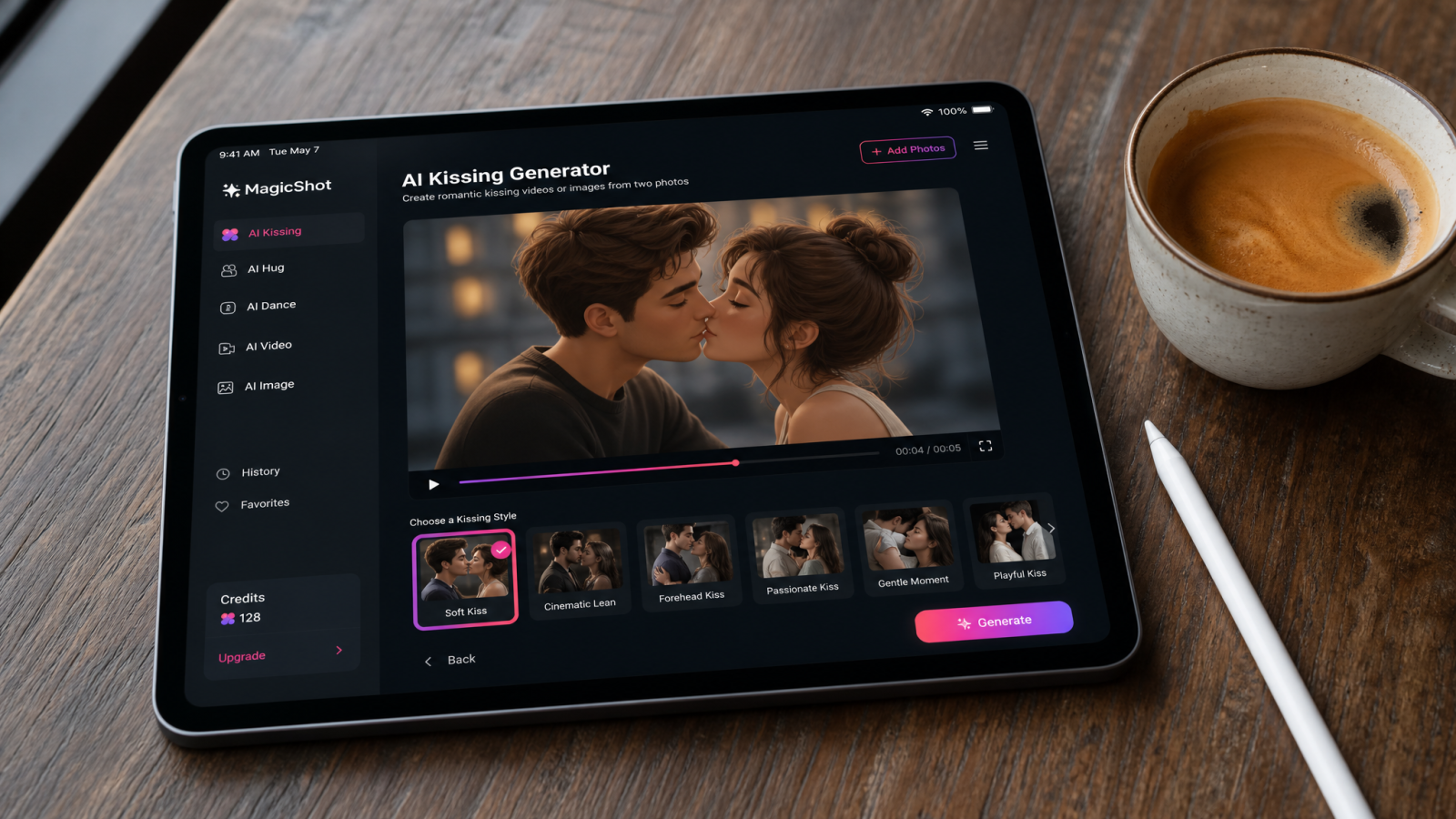 AI Kissing Generator: Turn Two Photos Into a Kiss Video