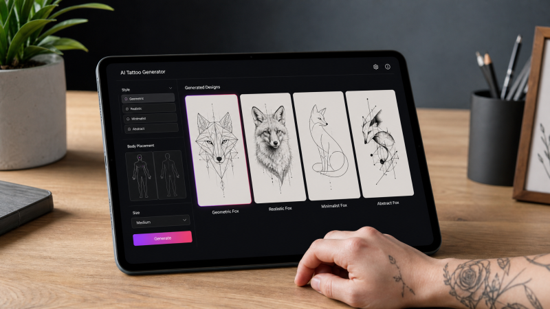 AI Tattoo Generator: Design & Preview Your Tattoo Before You Ink