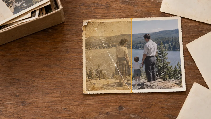 How to Restore Old, Damaged Photos With AI