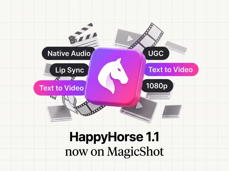 Happy Horse 1.1 Lands on MagicShot: Alibaba's Top-Ranked Text-to-Video Model