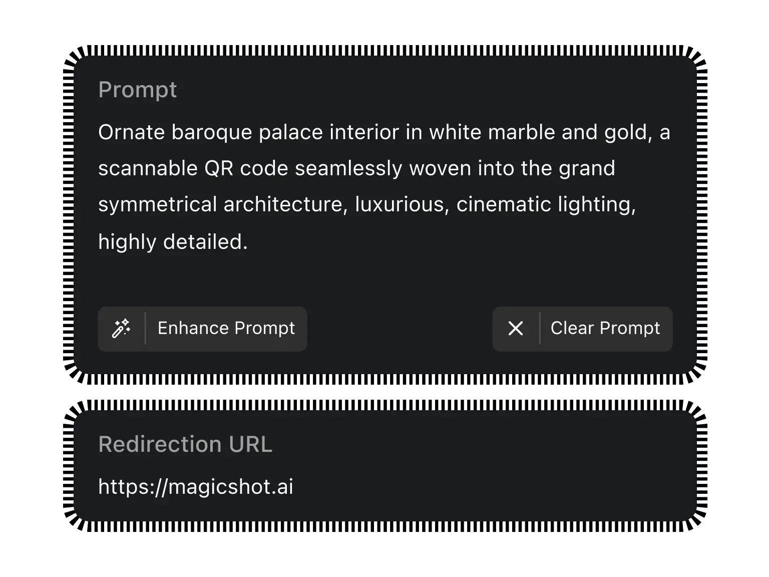 From simple text to — QR Code Generator