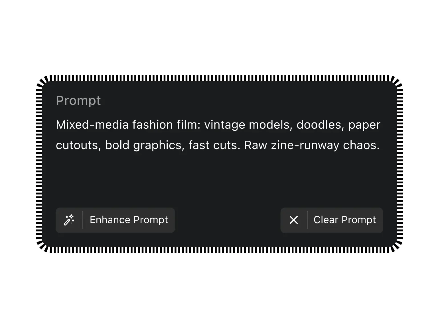 A single still photo — Text to Video