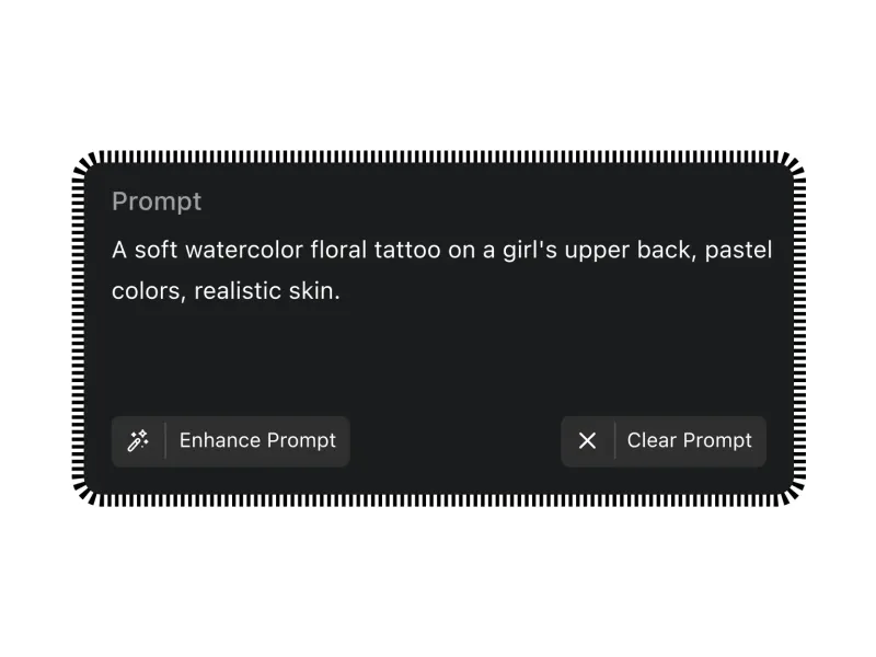 A few words — Tattoo Generator