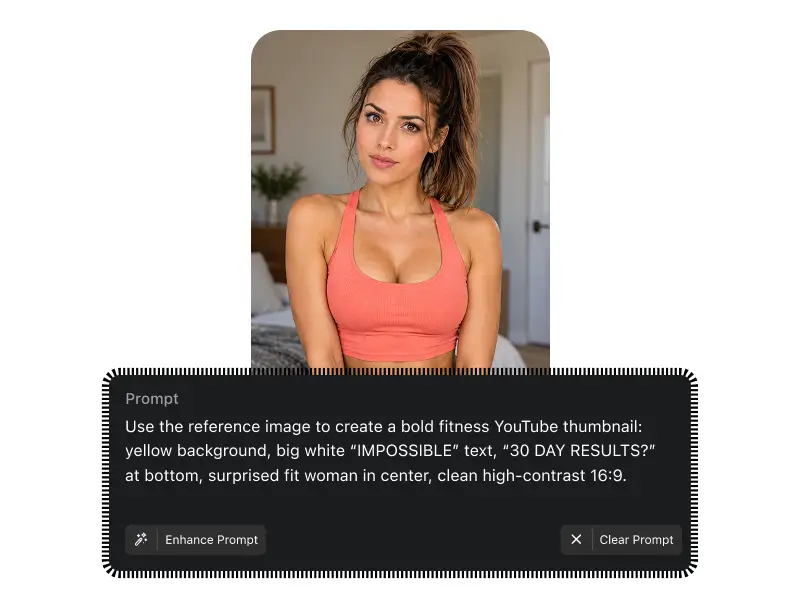 Video idea, YouTube Thumbnail Generator