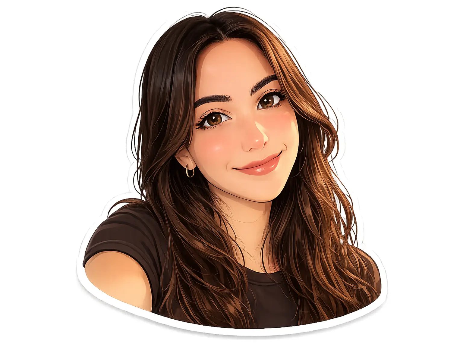 A real sticker — Face To Sticker