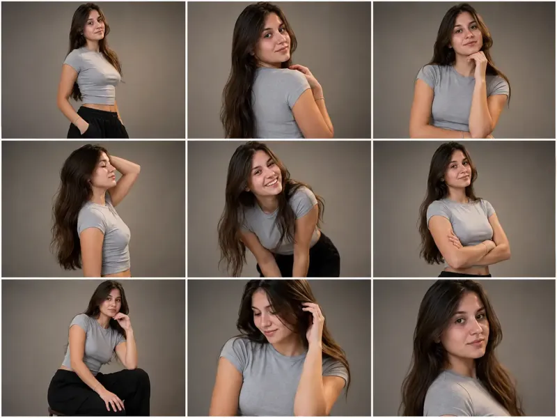 One click later — Portrait Series