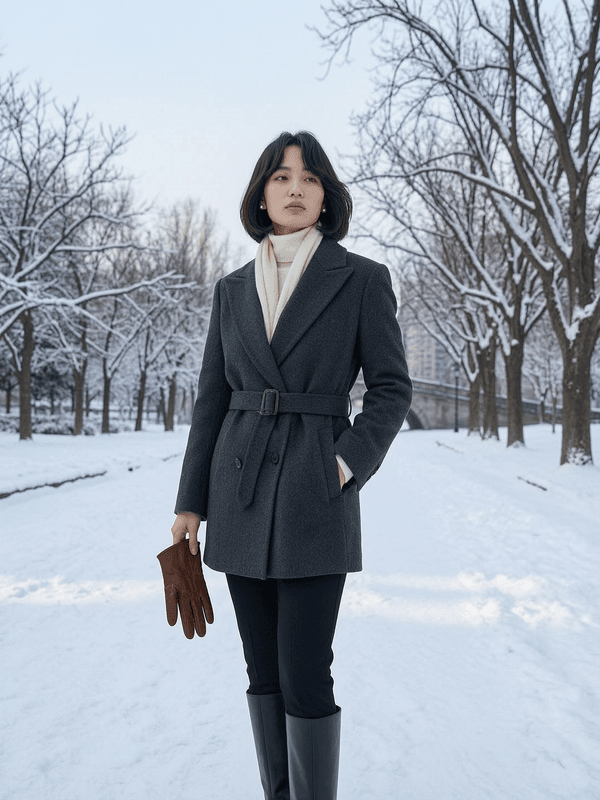 Statement Coat, Snow