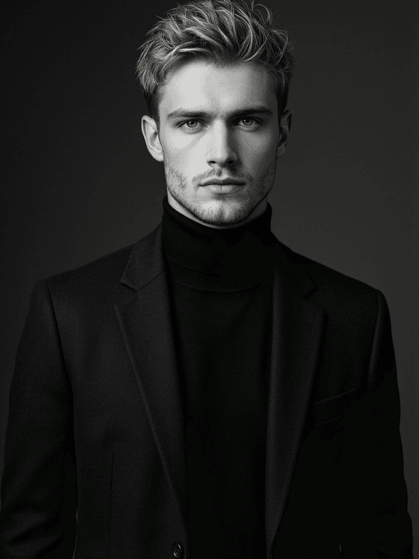 B&W Studio Portrait