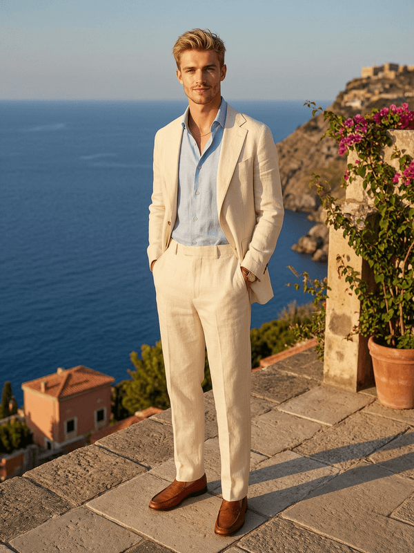 Linen Suit Coastal
