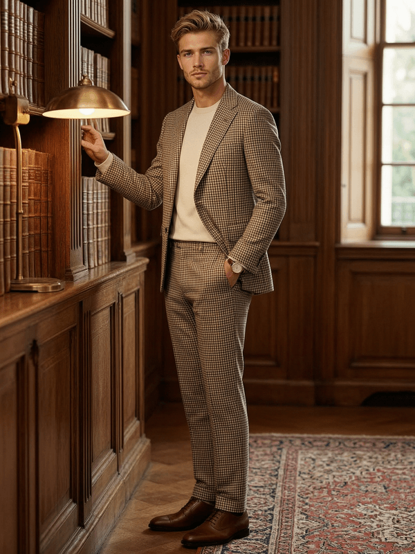 Plaid Suit Library
