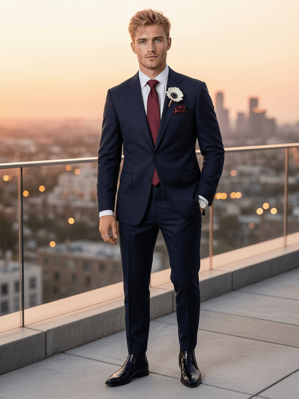 Rooftop Skyline Groom