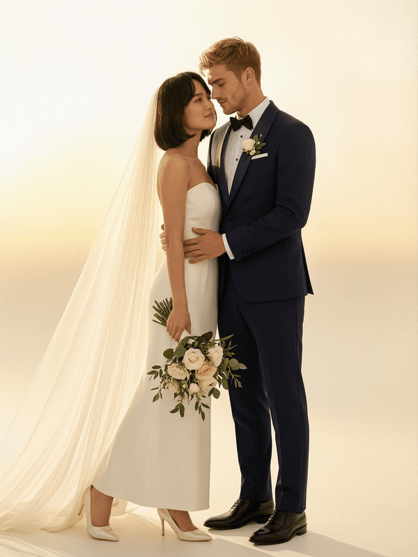 Forehead Touch Couple