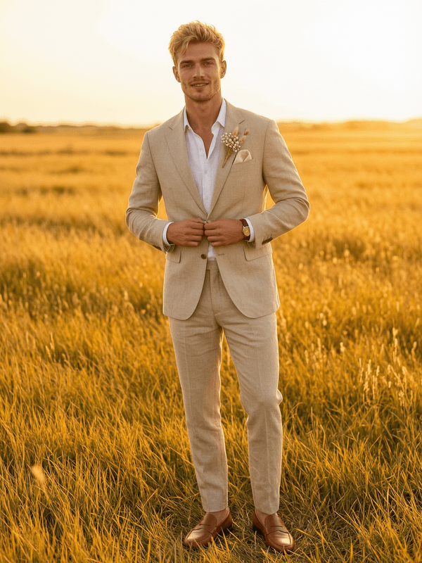 Sunkissed Backlit Groom