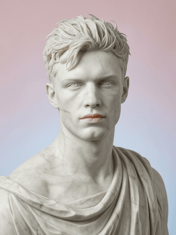 Marble Pop Statue