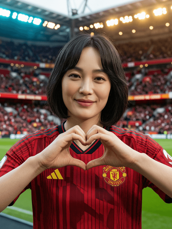 Manchester United Women — Old Trafford Heart Hands