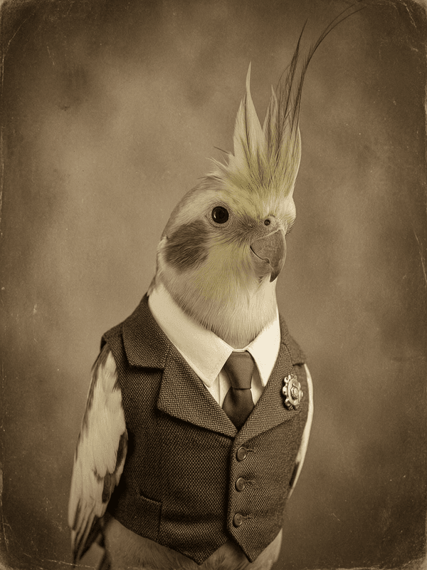 Vintage Sepia Portrait