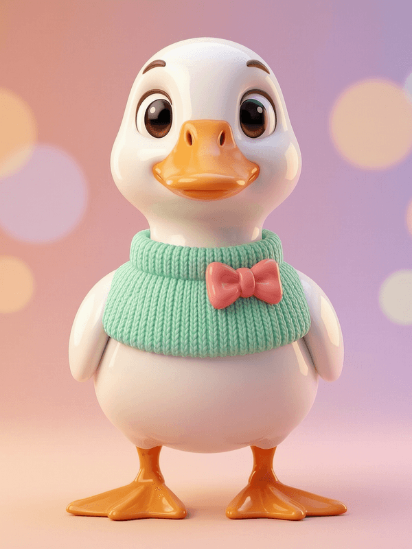 Glossy 3D Character