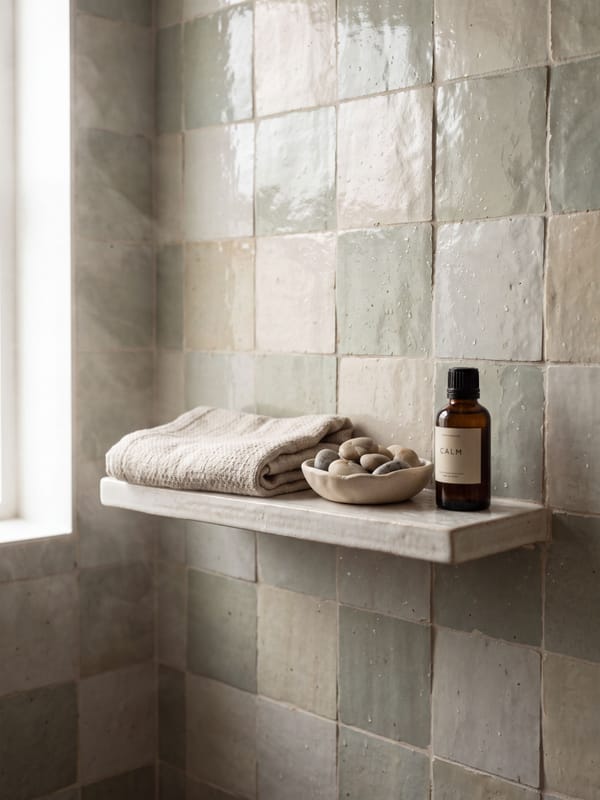 Bathroom Shelf Morning