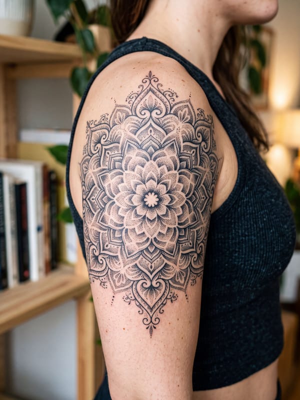 Dotwork Mandala