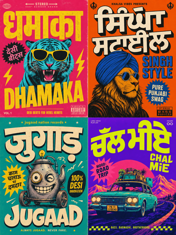 Devanagari & Gurmukhi Display