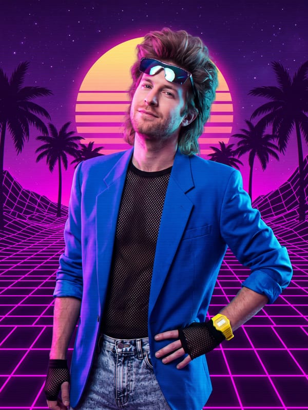 1980s Synthwave Neon