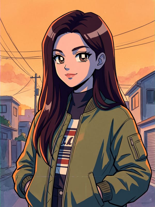 Retro 90s Anime Cel