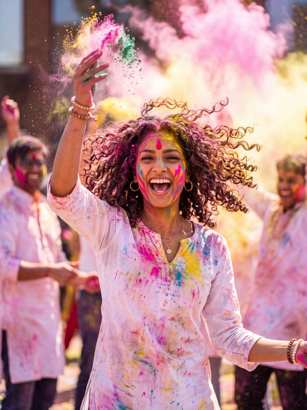 Holi Color Burst