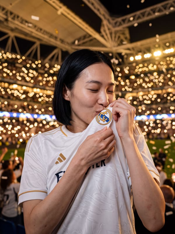 Real Madrid — Bernabéu Badge Kiss