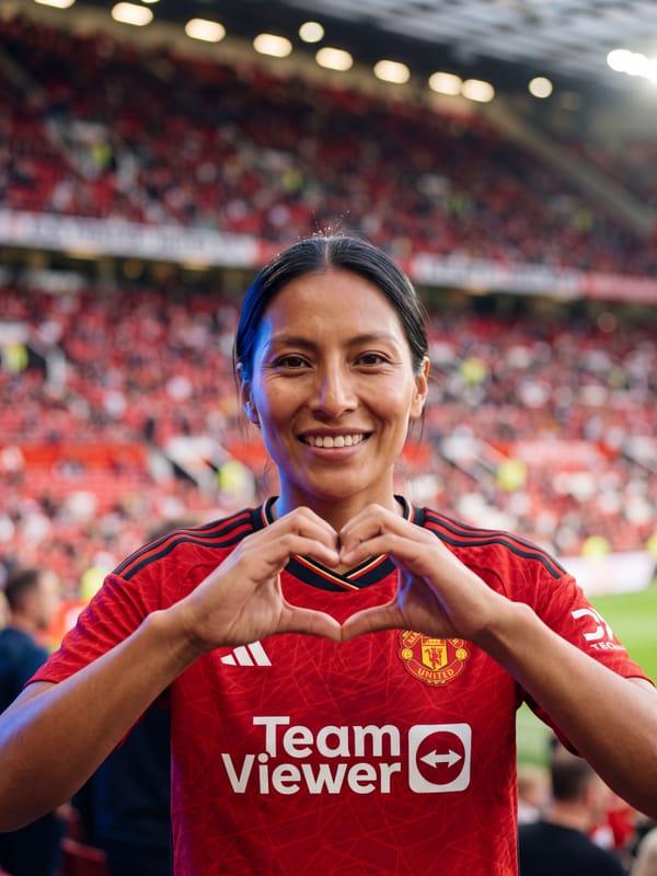Manchester United Women — Old Trafford Heart Hands