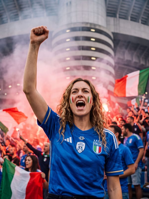 Italy — San Siro Tifosi Flares