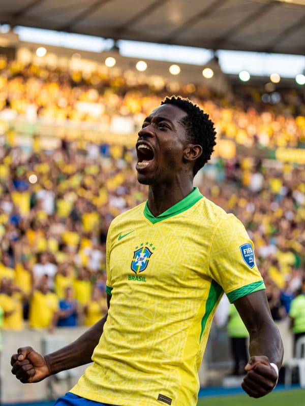 Brazil — Maracanã Knee Slide Roar