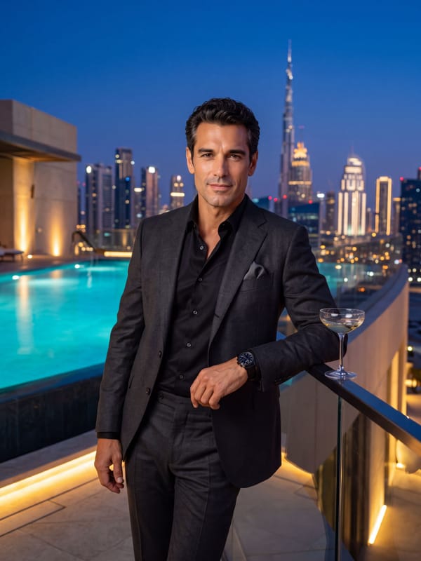 Dubai Skyline Rooftop