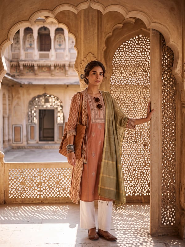 Rajasthan Palace Courtyard