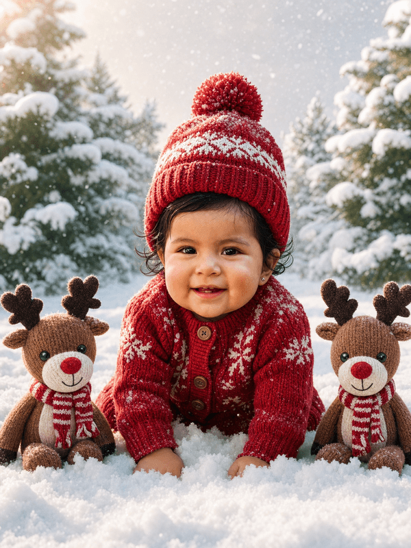 Snowy Reindeer