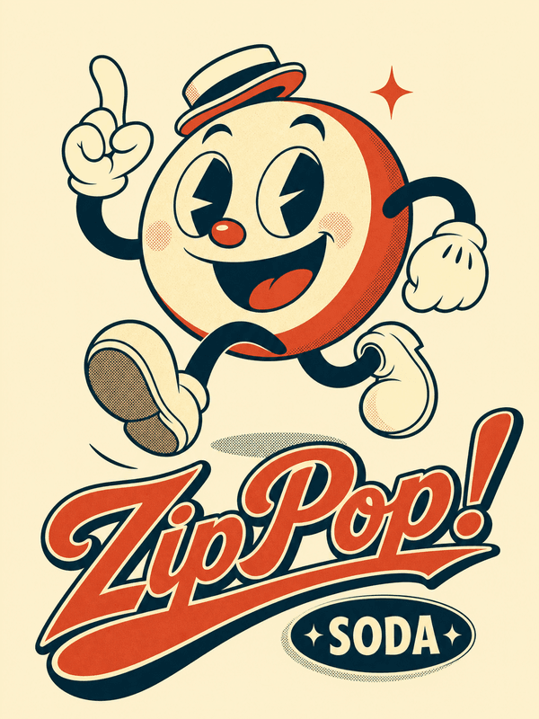 Retro Cartoon Mascot