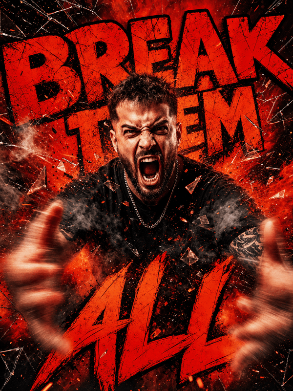 Rage Quit style, made with YouTube Thumbnail Generator