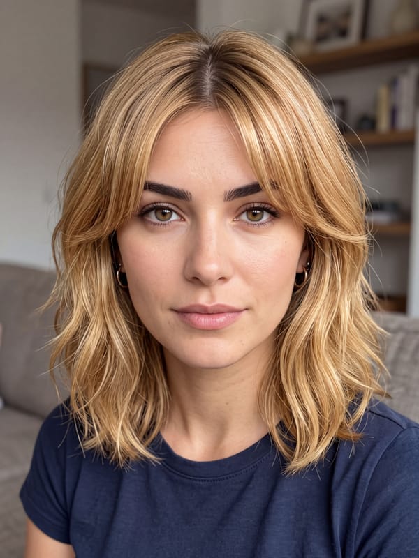 Blonde hair