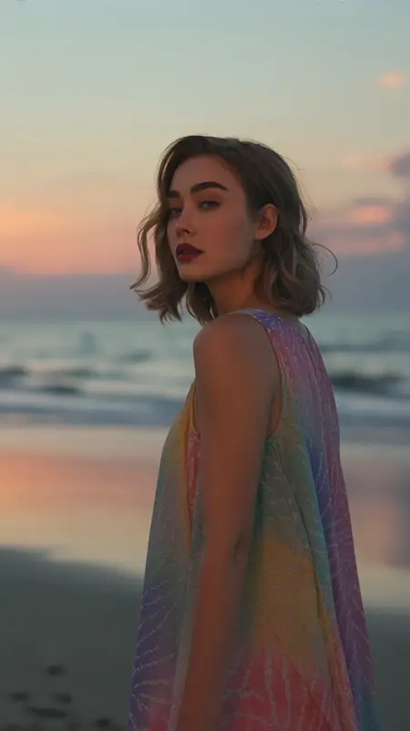 Beach Sunset Silhouette