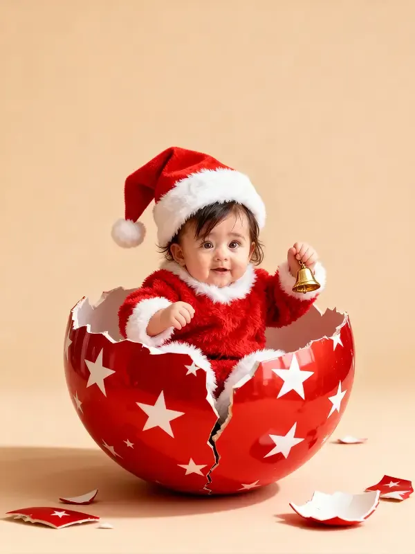 Santa Ornament